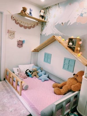 Cama casinha charme (solteiro)