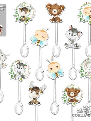 Colherzinha bosque encantado baby