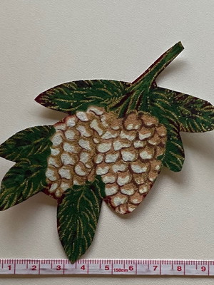 Patch aplique termocolante pinha ( 3 unidades )