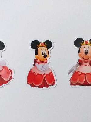 Aplique minnie realeza 5cm