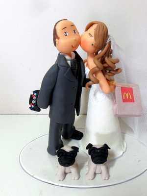 Topo de bolo casamento