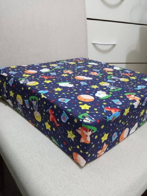 Almofada com elevação multiuso em algodão (montessori)