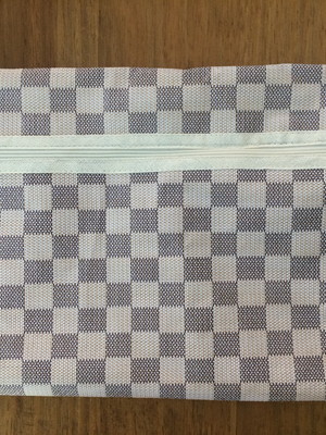 Saco organizador impermeável - damier quadriculado 18x22