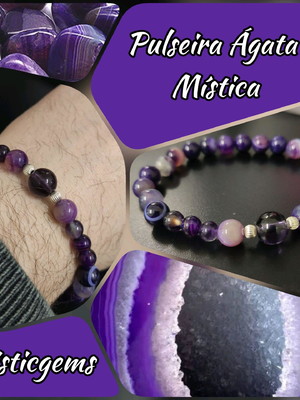 Pulseira agata mística