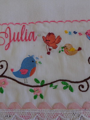 Fralda de ombro personalizada