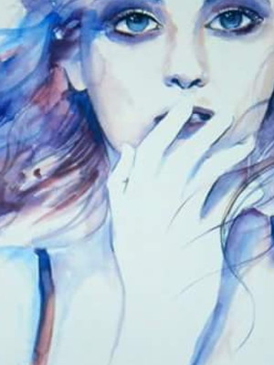 Pintura em aquarela - retrato personalizado a3
