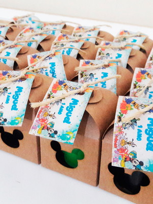 Lembrancinha semente personalizada - turma mickey