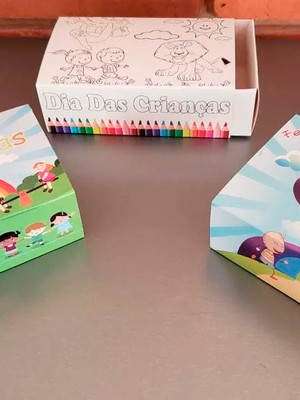 30 caixas 06 doces ou multiuso especial dia das crianças