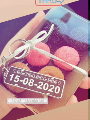 Chaveiro drive thru para casamento
