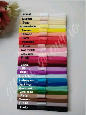 Faixa fina com adaptador 20 unidades ideal para apliques