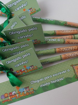 Lápis personalizado safári ii