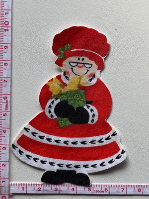 2 patch aplique termocolante mamãe noel p #1