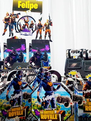 Kit personalizados fortnite - 30 itens