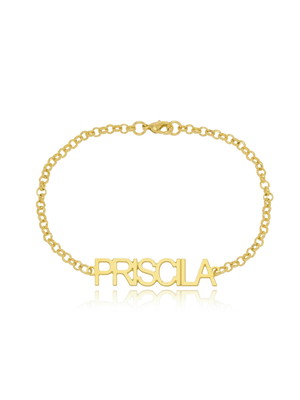 Pulseira com nome