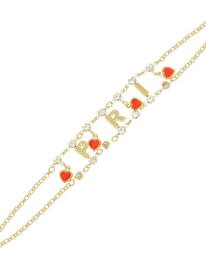 Pulseira com nome com até 5 letras