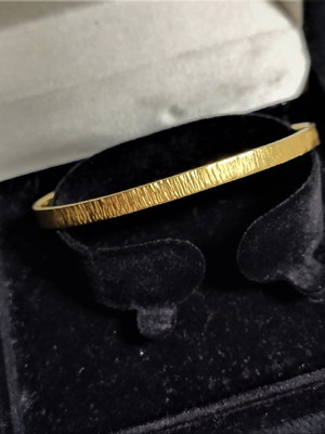 Pulseira bracelete de ouro 16k ajustável