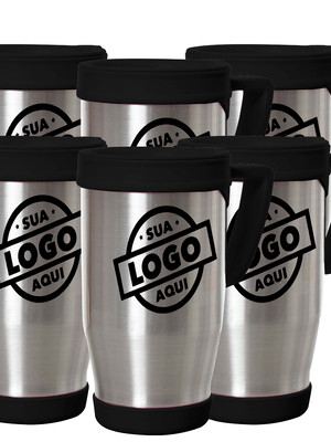 Caneca semi térmica personalizada sua logo aqui