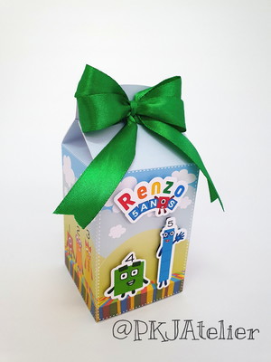 Caixa milk numberblocks - kit com 5