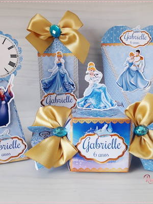 Kit 20 caixas cinderela