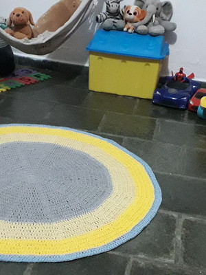 Tapete 1,2m de crochê