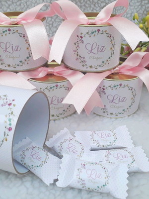 Tubolata com balas personalizadas