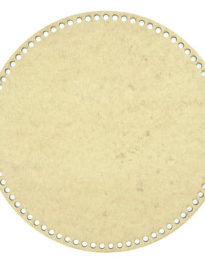 Base redonda em mdf cru pra maxi crochet 40 cm