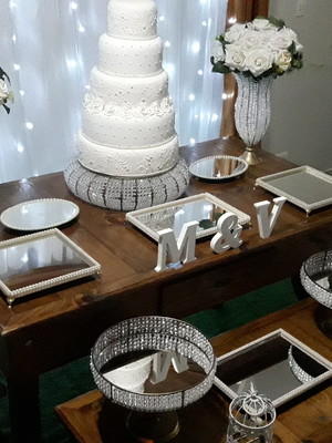 Decoração de casamento com mesa rústica - casamento rústico