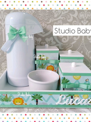 Kit higiene bebê safari