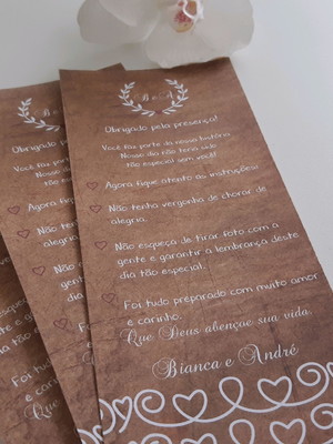 Cartão de agradecimento