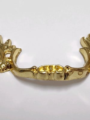 Puxador dourado kit com 5 peças