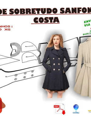 Molde sobretudo sanfonado costa p ao xg pdf corel por email