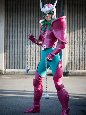 Molde para personagem vivo andrômeda v1 - saint seiya