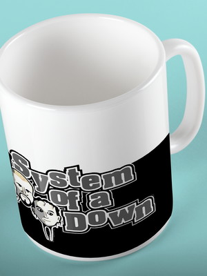 Caneca 325ml system of a down 5 soad