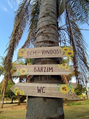 Placas indicativas kit com 3