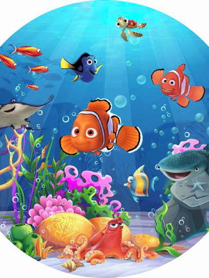 Painel redondo nemo