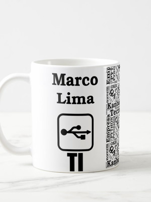 Caneca personalizada linguagens tecnologia da informação