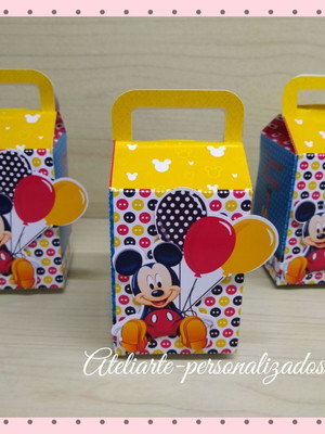 Caixa com alça mickey