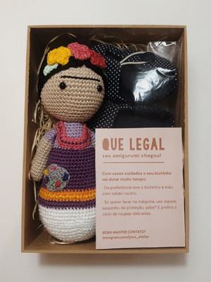 Kit presente: amigurumi + sapatinho