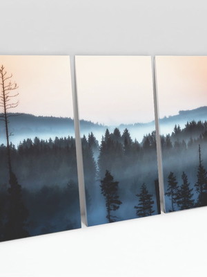 Quadros decorativos em mdf - paisagem floresta 01