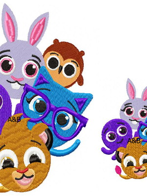Matriz de bordado bolofofo infantil herói