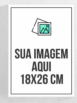 Placa decorativa - personalizada 18x26