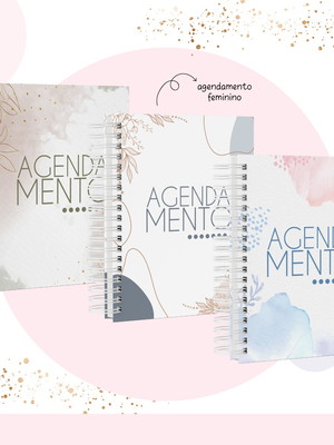 Agenda para agendamento personalizada com sua logo 2025