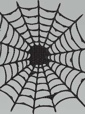 Matriz de bordado teia de aranha