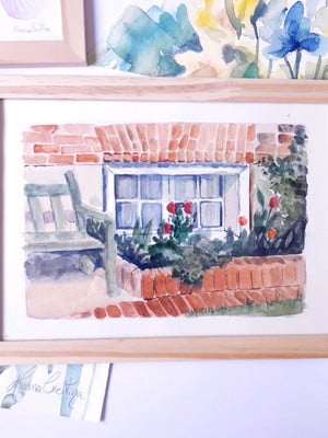 Pintura em aquarela - liquidação