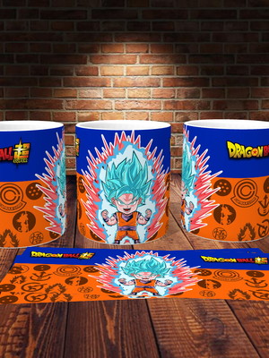 Caneca cerâmica dragon ball goku 1