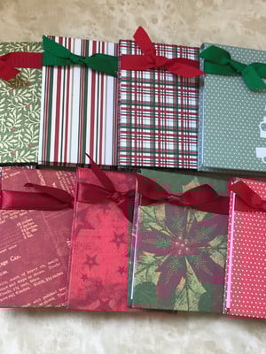 Blocos de anotações natal