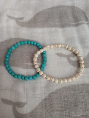 Kit 2 pulseiras howlita