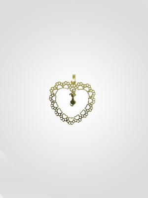Colar patinhas vazadas + pingente pet - banhado a ouro18k