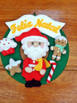 Enfeite de porta natal