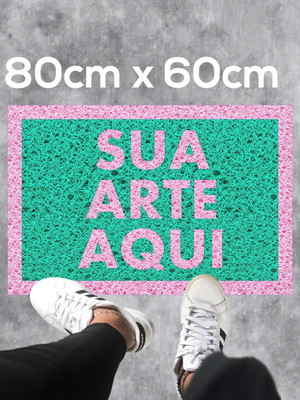Capacho personalizado - 80cm x 60cm